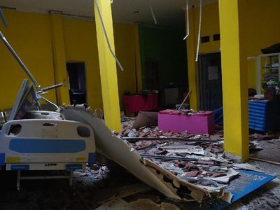 Potret Puskesmas yang Hancur Akibat Gempa Lombok