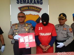Pengedar 1 Kg Sabu per Bulan Dibekuk di Semarang