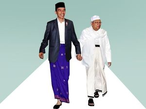 Maruf Amin Tiba di Istana, Berangkat ke Gedung Joang Bareng Jokowi Maruf Amin Tiba di Istana, Berangkat ke Gedung Joang Bareng Jokowi