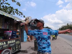 Atraksi Penjual Iced Blended Asal Palangka Raya Ini Viral!