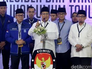 Pidato Prabowo Usai Daftar Pilpres di KPU