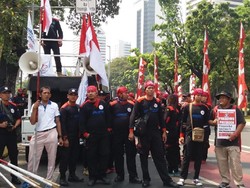 Massa Prabowo yang ke KPU Dilewatkan ke Bundaran HI, Ini Rutenya