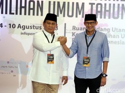Prabowo-Sandiaga Siapkan 12 Jubir
