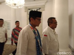 Sebelum Daftar Cawapres, Sandi Temui Anies Pamit Undur Diri