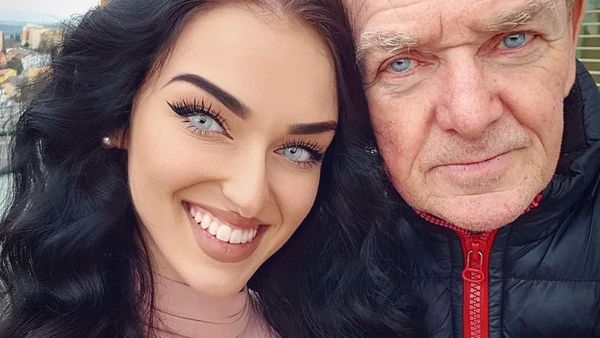 Foto: Mata Indah Kakek Ganteng & Cucu Cantik yang Bikin Takjub