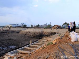 Pembangunan Kolam Retensi Cieunteung Terus Dikebut