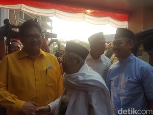 Dari PPP, Maruf Amin Datangi Golkar