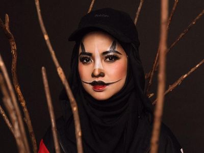 Foto: Wajah Chacha Frederica Dilukis Jadi Badak, Rayakan Asian Games