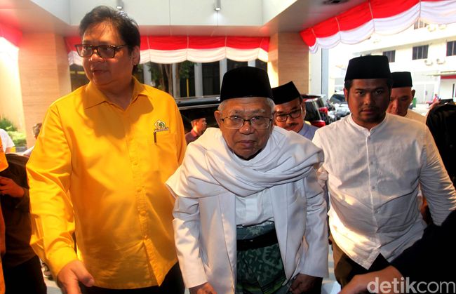 Ma'ruf Amin Sambangi Golkar Ma'ruf Amin Sambangi Golkar