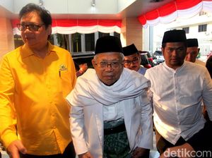 Maruf Amin Sambangi Golkar