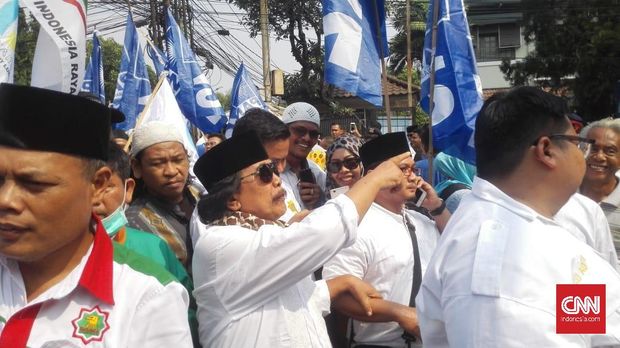 Jaja Miharja Kesal Diadang Saat Antar Prabowo-Sandi Daftar