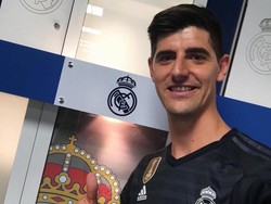 Santiago Bernabeu kini jadi rumah Courtois. Foto: Instagram @realmadrid