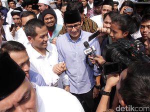Pidato di KPU, Sandiaga: Kami Ingin Berjuang untuk Partai Emak-emak