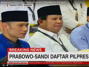 Dokumen Pencalonan Prabowo-Sandiaga Dinyatakan KPU Lengkap