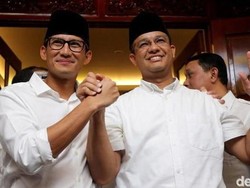 Duet Anies-Sandi Dinilai Kecil Kemungkinan Terjadi