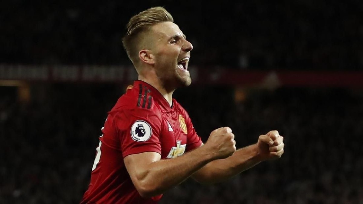 Pemain Manchester United, Luke Shaw. (Foto: Action Images via Reuters/Andrew Boyers)