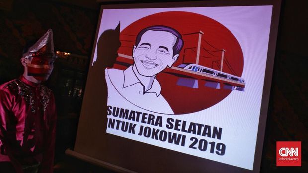 Adik Taufik Kiemas Deklarasi Dukungan ke Jokowi-Ma'ruf