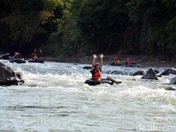 Seru-seruan River Tubing di Ciamis, Ini Tempatnya