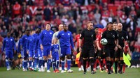 Laga MU vs Leicester dilangsungkan di Old Trafford, Sabtu (11/8/2018) dini hari WIB. Foto: Laurence Griffiths/Getty Images