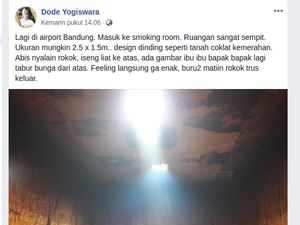 Foto Smoking Room Kuburan di FB Viral, Ini Komentar Pemilik Akun Foto Smoking Room Kuburan di FB Viral, Ini Komentar Pemilik Akun