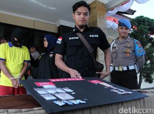 Polres Bandung Ungkap Peredaran Narkotika Bungkus Permen dan Tisu