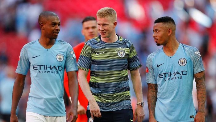 Gelandang Manchester City Kevin De Bruyne (tengah) siap tampil pada laga melawan Arsenal (Foto: John Sibley/Action Images via Reuters) Gelandang Manchester City Kevin De Bruyne (tengah) siap tampil pada laga melawan Arsenal (Foto: John Sibley/Action Images via Reuters)