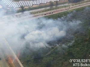 Pembukaan Lahan Jadi Sebab Kebakaran Dekat Apartemen Atlet Palembang