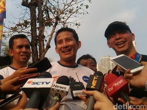 Sandiaga Doakan Jokowi-Maruf Amin Lancar Tes Kesehatan