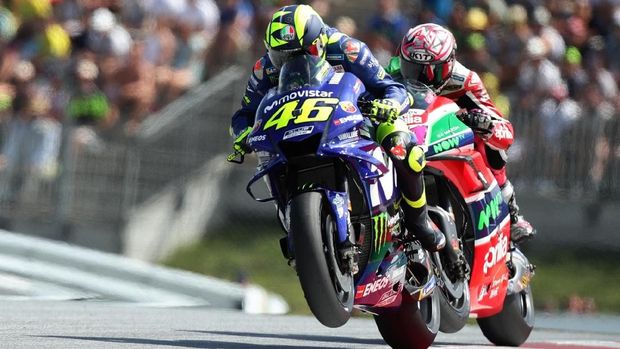 Valentino Rossi masih terkendala masalah motor hingga paruh kedua MotoGP 2018.
