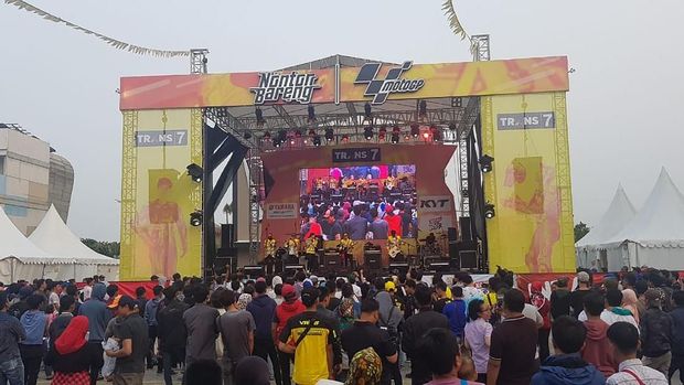 Acara nobar MotoGP Austria yang digelar Trans7.
