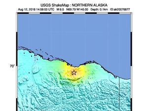 Gempa 6,5 SR Guncang Alaska, Ada Peringatan Tsunami