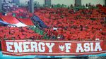 Merah-Putih Suporter di Stadion Patriot untuk Timnas U-23