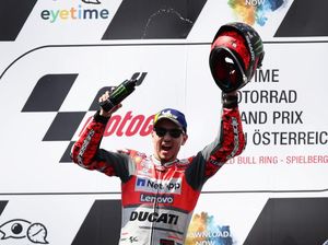 Juara di MotoGP Austria, Lorenzo: Salah Satu Kemenangan Terbaikku
