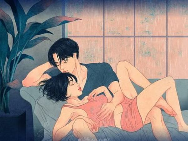 10 Ilustrasi Kehidupan Pasangan Romantis Ini Buat Para Jomblo Bersedih