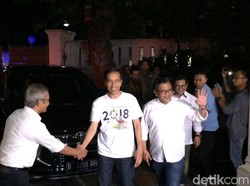 Kelar Cek Kesehatan, Jokowi Langsung Rapat Bareng Sekjen Koalisi