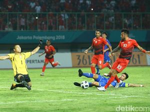 Hasil Sepakbola Asian Games 2018: Indonesia Gasak Taiwan 4-0