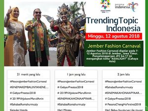 Jember Fashion Carnaval jadi Trending Topic Medsos, Ini Kata Menpar