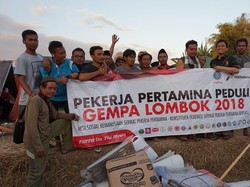 Bantu Korban Gempa Lombok, Pertamina Salurkan 5.200 Liter BBM