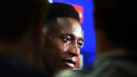 Danny Welbeck. Penyerang kelahiran Inggris pada 26 November 1990 (27 tahun) ini sedang dispekulasikan masa depannya di Arsenal. Ada kabar sejumlah peminat sudah memantau situasi Welbeck. (Foto: PAUL ELLIS/AFP)