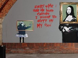 Satu-satunya Karya Mural Banksy di Skotlandia Direstorasi