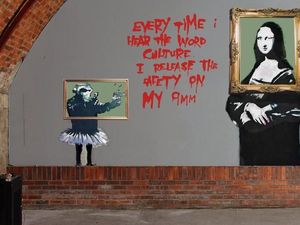 Satu-satunya Karya Mural Banksy di Skotlandia Direstorasi Satu-satunya Karya Mural Banksy di Skotlandia Direstorasi