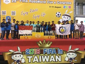 Alhamdulillah! Indonesia Borong Piala di Kejuaraan Robot Dunia