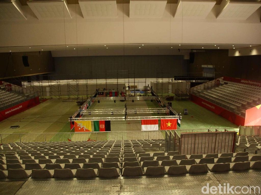 Asian Games Sudah Dekat, Venue di JIEXPO Kemayoran Belum Beres Asian Games Sudah Dekat, Venue di JIEXPO Kemayoran Belum Beres