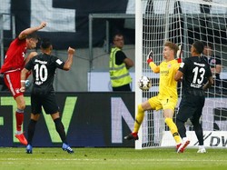 Bayern Munich sukses menjadi juara Piala Super Jerman 2018 setelah mengalahkan Eintracht Frankfurt dengan skor 5-0 di Commerzbank-Arena, Senin (13/8) dinihari WIB. Reuters/Ralph Orlowski.