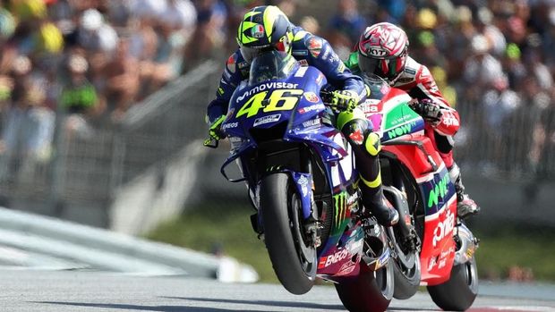 Valentino Rossi finis keenam pada MotoGP Austria. (