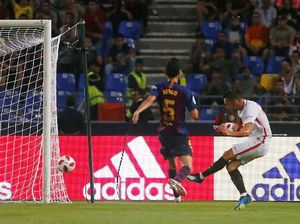 Debut VAR di Spanyol: Sahkan Gol Sevilla ke Gawang Barcelona