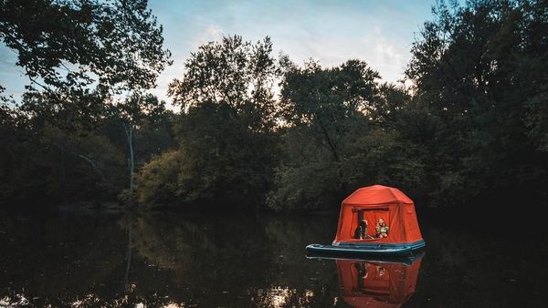 Foto: Tenda Mengapung Pertama di Dunia