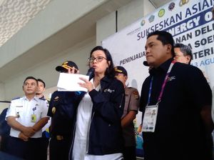 Sri Mulyani Cek Kesiapan Bandara Soetta Sambut Kontingen Asian Games
