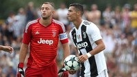 Pemilik lima Ballon dOr itu berpeluang besar melakukan debut resmi bersama Juventus di pekan depan. Bianconeri akan berhadapan dengan Chievo pada pekan pertama Serie A, Sabtu (18/8/2018) malam WIB. Marco Luzzani/Getty Images.
