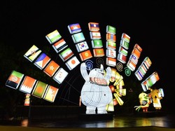 Ada Monas Sampai Taj Mahal di Festival Lampion Ancol